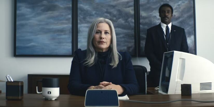 Harmony Cobel and Seth Milchick in Severance